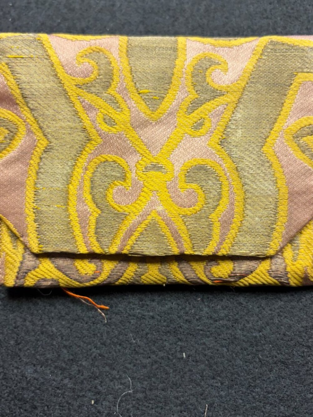 Vintage Russian Imperial Brocade Schaffer Collection Folding Wallet Card Case